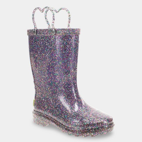 Target glitter sale rain boots