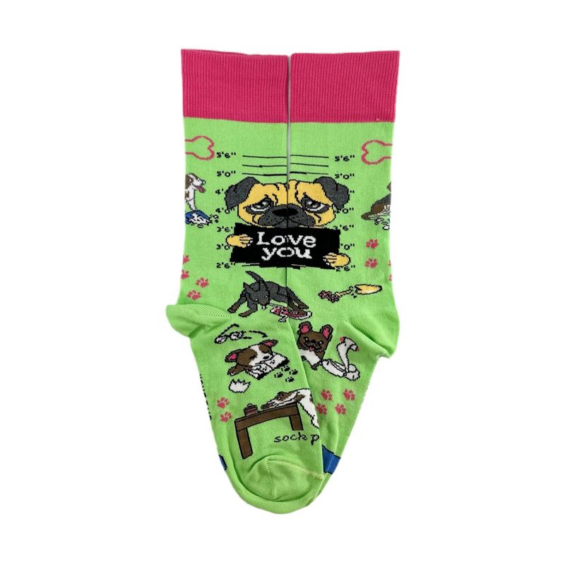 Bad and Guilty Dog Socks (Women's Sizes Adult Medium) from the Sock Panda, 3 of 6