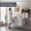 Bath Storage Shelf with Towel Rod 25" - Alaterre Furniture - 4 of 4