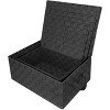 Sorbus Set of 3 Storage Baskets for Organizing with Lid - 2 of 4
