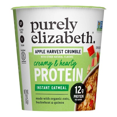 purely elizabeth. Apple Crumble Protein Oatmeal Cup - 2oz