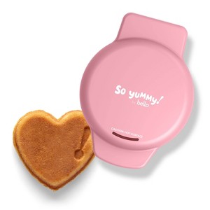 So Yummy by bella Valentine's Mini Waffle Maker Taffy - 1 of 4