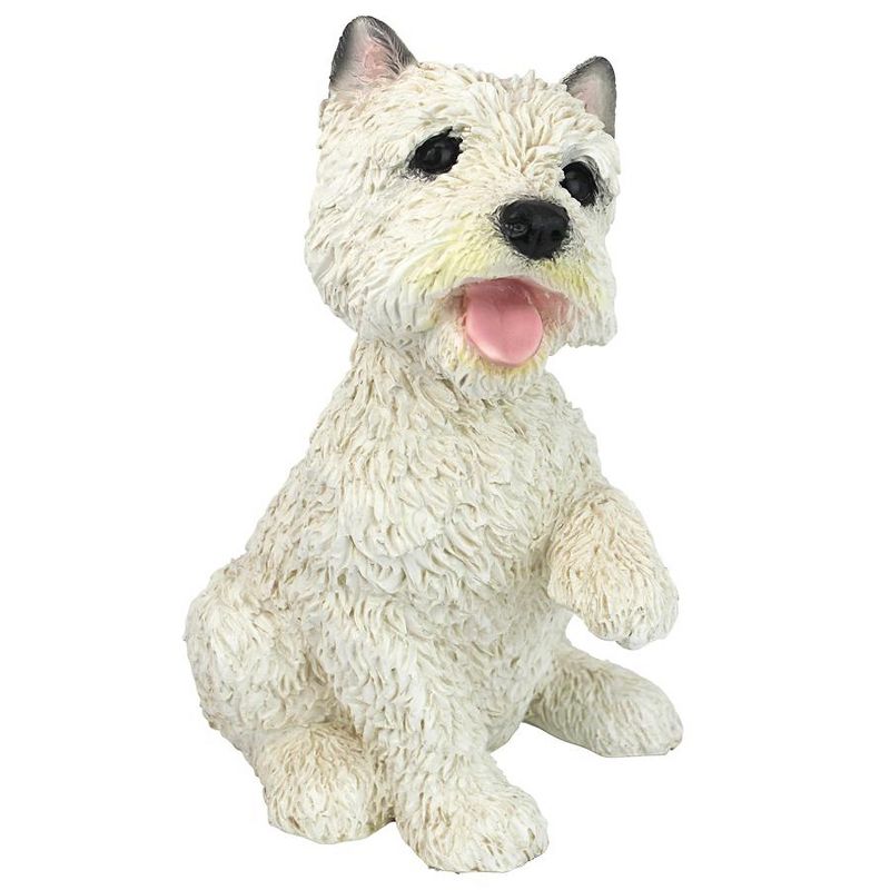 Design Toscano West Highland Terrier Puppy Dog Statue - White, 2 of 7