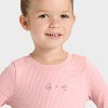 Toddler Girls' Long Sleeve Ribbed T-Shirt - Cat & Jack™ - 2 of 4