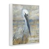 Stupell Industries Coastal Pelican Bird Abstract Portrait Framed Giclee Art, White, 24" x 30" - 2 of 4
