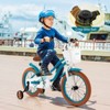 Costway 18'' Kids Bike Toddler Bicycle with Training Wheel Kickstand for 4-8 Years Old Purple/Pink/Turquoise/Blue/Beige/Green - 2 of 4