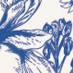 blue floral