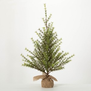 37"H Sullivans Chartreuse Pine Tree, Green - 1 of 3