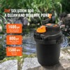 VEVOR Bio Pressure Pond Filter, Up to 1600 Gallons, with 13W UV-C Light, 1580 GPH, Pressurized Biological Pond Filter System Filtration Equipment - 3 of 4