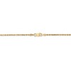 Black Bow Jewelry 1.8mm, 14k Yellow Gold, Diamond Cut, Milano Rope Chain Necklace - 4 of 4