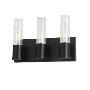 Dainolite Tube 3 - Light Vanity in  Matte Black - 1 of 1