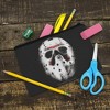 Friday The 13th Jason Mask Makeup Cosmetic Bag Organizer Pouch - 2 of 4
