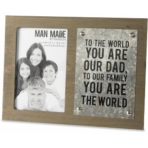 Pavilion Gift Company - Dad - 7" x 9.5" Frame (Holds 4" x 6" Photo) - Single Image Frames - 1 of 4