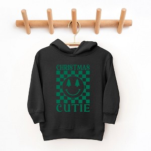 The Juniper Shop Christmas Cutie Checkered Toddler Graphic Hoodie - 1 of 3