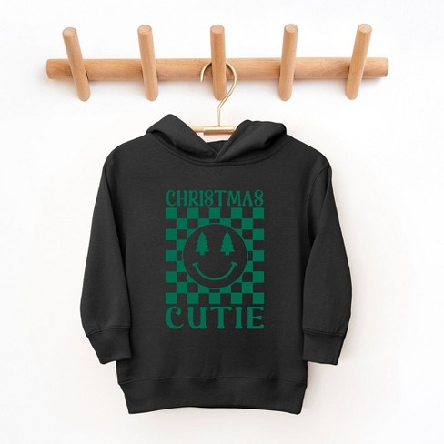 The Juniper Shop Christmas Cutie Checkered Toddler Graphic Hoodie - image 1 of 3