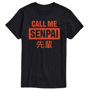 Men's - Instant Message - Call Me Senpai Short Sleeve Graphic T-Shirt - 1 of 4