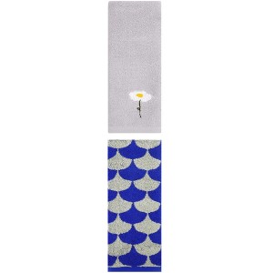 REGALWOVEN 2 Pack Soft Absorbent Cotton Hand Towel for Bathroom Home Decor - 1 of 4