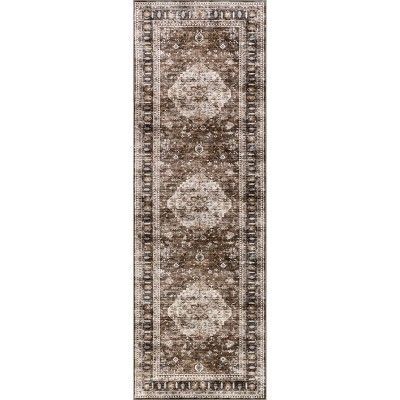 Nuloom Davi Faded Spill Proof Treated Pet Friendly Premium Machine Washable Area Rug