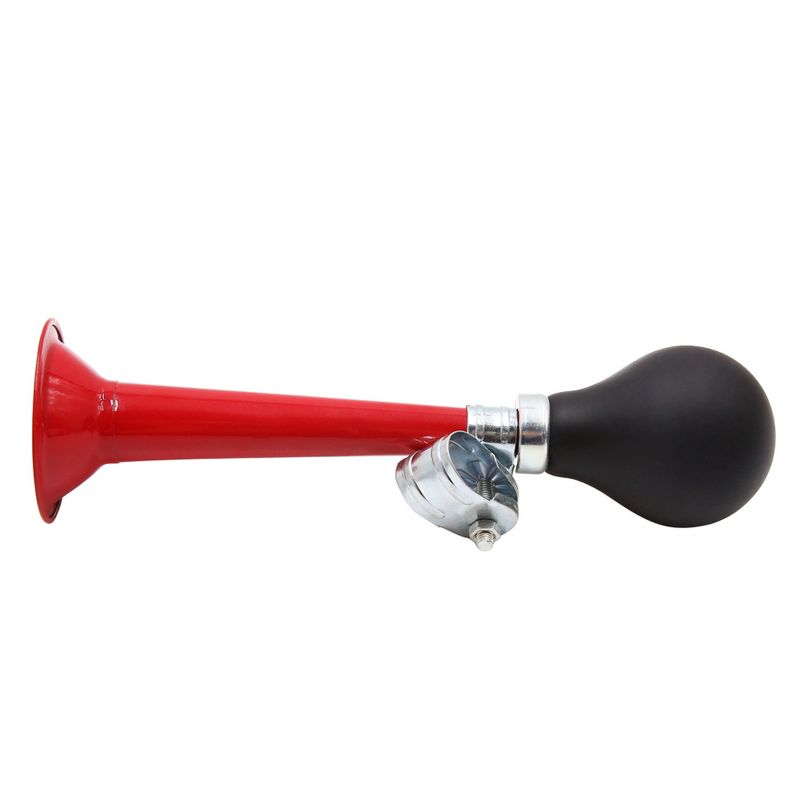 Unique Bargains Bicycle Air Horn Hooter Bugle Squeeze Rubber Bulb Trumpet Bell Bike Bells Red 8" x 2.3" 1 Pc, 3 of 7