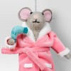 Christmas Felted Wool Mouse with Hairdryer Ornament - Wondershop™ - 3 of 3