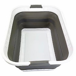 SAMMART 42L (11 gallons) Collapsible Plastic Laundry Hamper/Basket - 1 of 4
