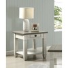 24" Wooden Classic End Table with Drawer and Bottom Shelf for Living Room - 4 of 4