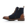 Polar Fox Mens Wright MPX808583B 7-Eyelets Classic Suede Dress Boots with Zipper Closure - 4 of 4