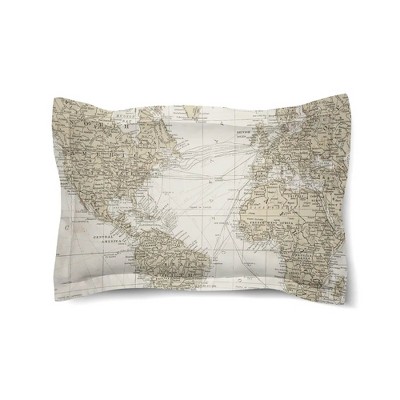 Laural Home Get Out and See the World 20" x 26" Comforter Sham