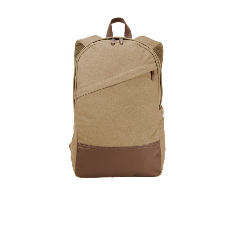 Port Authority Cotton Canvas School Backpack, 3 of 8