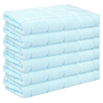 Unique Bargains Bathroom Highly Absorbent Fast Drying Cotton Washcloths 13" x 13"