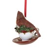 Roman, Inc 4.25 In Cardinal Cup Ornamrent Holly Teacups Saucer Tree Ornaments - 3 of 3