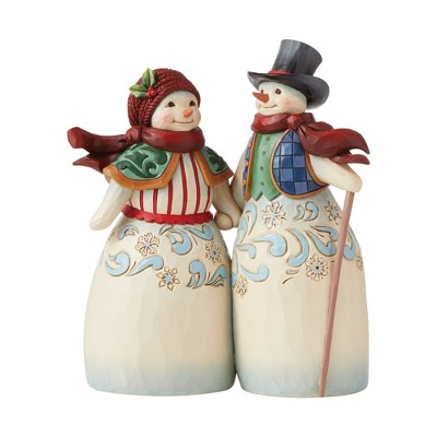 Jim Shore 7.5" Next To You Is  Warmest Place Snowman Heartwood Creek  -  Decorative Figurines