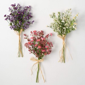 Sullivans Artificial 20" Wildflower Bush - Set of 3 - 1 of 4