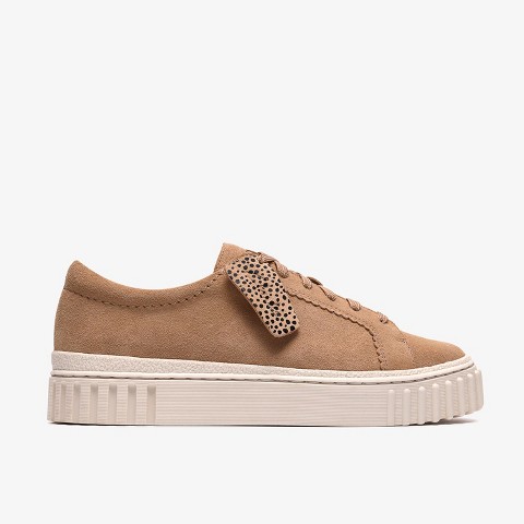 Обувь Clarks Womens Mayhill Walk Beige Suede Shoes 7.5 Wide