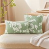 REGALWOVEN Velvet Soft Decorative Plum Blossom Embroidery Pillowcases 2 Pcs - 2 of 4
