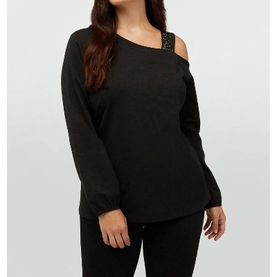 Women's Plush One Shoulder Top - Sympli