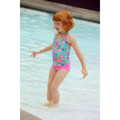 City Threads Girls UPF 50+ Quick-Dry Swim Briefs - Black, 14Y — фото 4