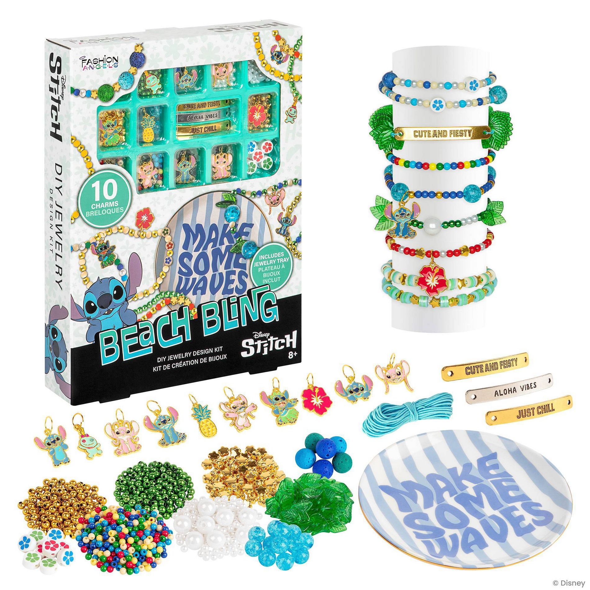 Stitch Disney DIY Jewelry Design Kit Beach Bling
