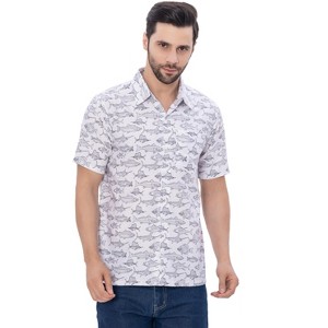 HAPPY BAY Mens Hawaiian Shirts Short Sleeve Button Down Shirt Men's Casual Shirts Holiday Tropical Beach Summer Party Shirts for Men - 1 of 4