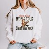 Jingle Bell Rock World Tour - Womens Lightweight Garment Dyed Sweatshirt - 2 of 2