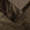 Kate Aurora Royal Living 2 Pack Beaded Tassel Trimmed Rod Pocket Velvet Window Valances - 2 of 4