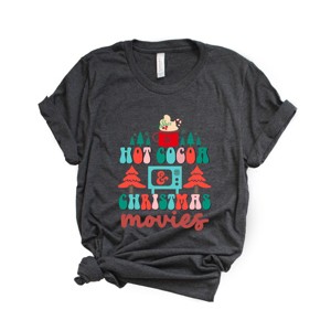 Simply Sage Market Retro Hot Cocoa Mug And Christmas Movies Short Sleeve Tee - 1 of 4
