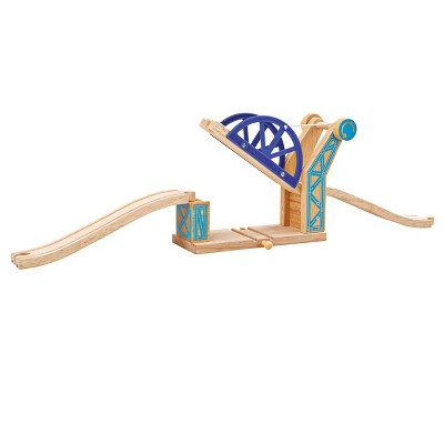 Bigjigs Rail Blue Suspension Bridge