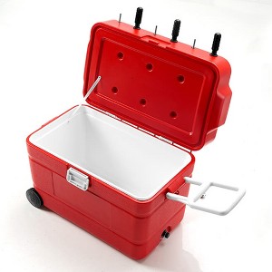 Milex Combo Cooler Table - 2-in-1 Foosball Game Table with Built-In Beverage Cooler - 1 of 4