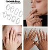 4-11 Gold Silver Rings For Women Non Tarnish Gold Plated Stackable Engagement Bands Dainty - 4 of 4