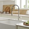Single-Handle Pull-Down Sprayer 2 Spray High Arc Kitchen Faucet With Deck Plate - 2 of 4