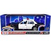2001 Ford Crown Victoria Police Car Black & White w/ Flashing Light Bar, Front & Rear Lights & Sound 1/18 by Motormax - 2 of 3