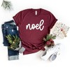 Simply Sage Market Women's Noel Bold Cursive Puff Print Short Sleeve Graphic Tee - 3 of 4