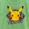 Girl's Pokemon Angry Pikachu T-Shirt - image 2 of 4