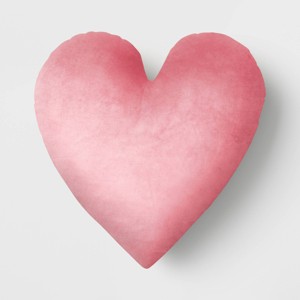Reversible Velvet Heart Throw Pillow - Opalhouse™ - 1 of 4